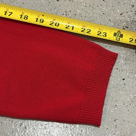CALVIN KLEIN RIBBED TURTLENECK SWEATER HOLIDAY RED PLUS SIZE 2X - Picture 10 of 13